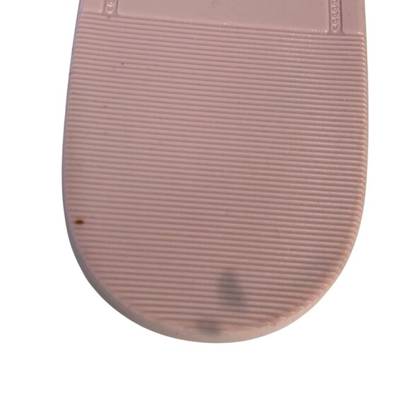 Shade & Shore Flower Embellished Slides Sandals Womens Size 10 Pink New Summer - Picture 9 of 13